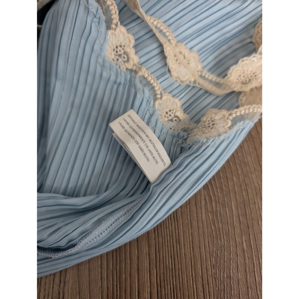 La Perla Vintage Lace Trimmed Pleat Camisole - Picture 13 of 13